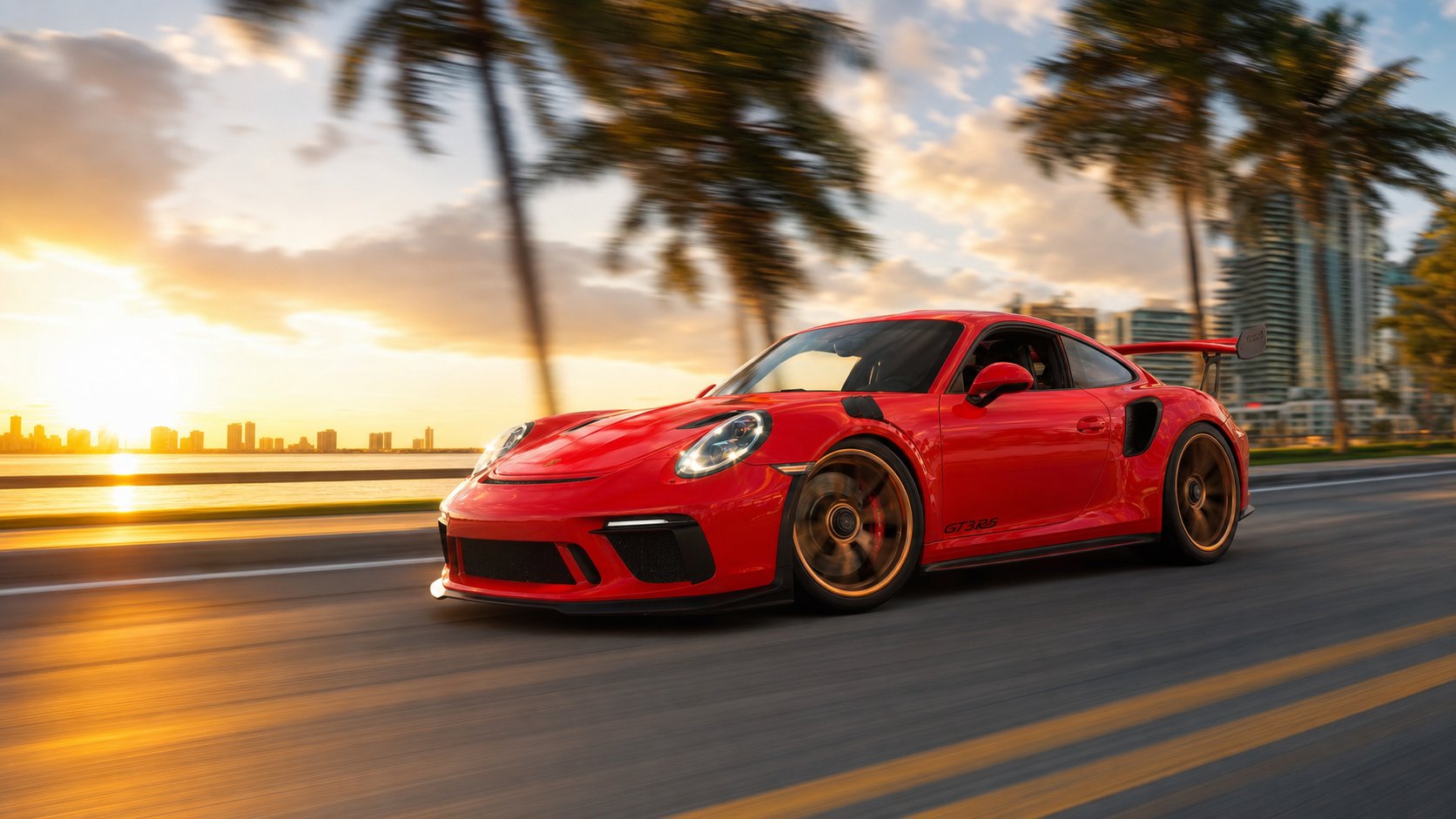 Porsche GT3 RS rental in Miami